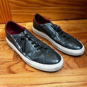 Common Projects Black and Red Sneakers